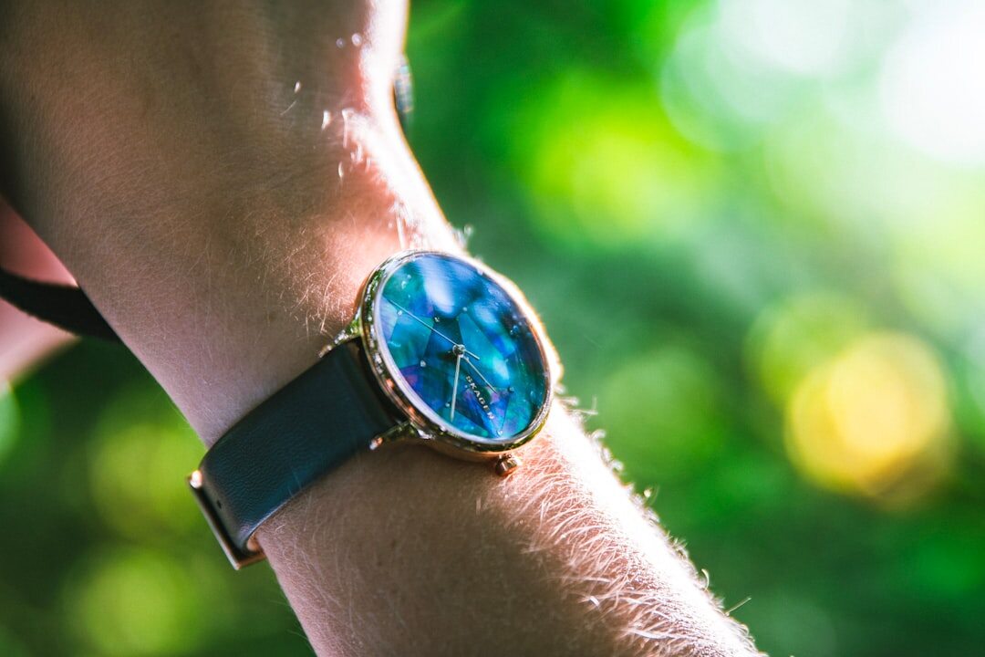 luxury watch on wrist