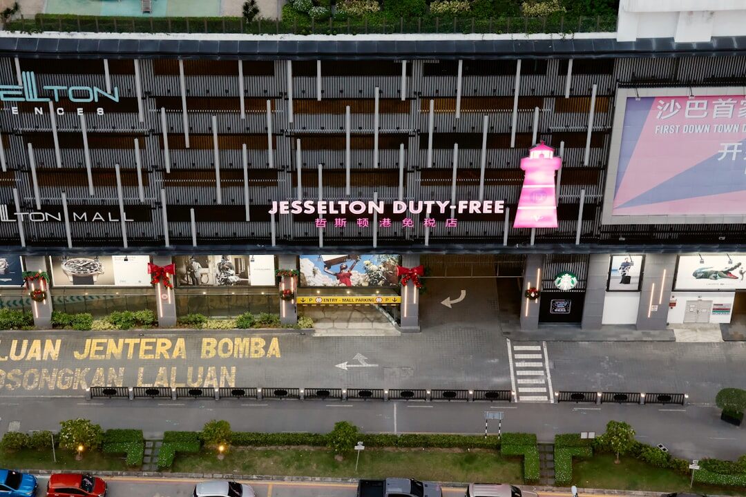 luxury mall entrance