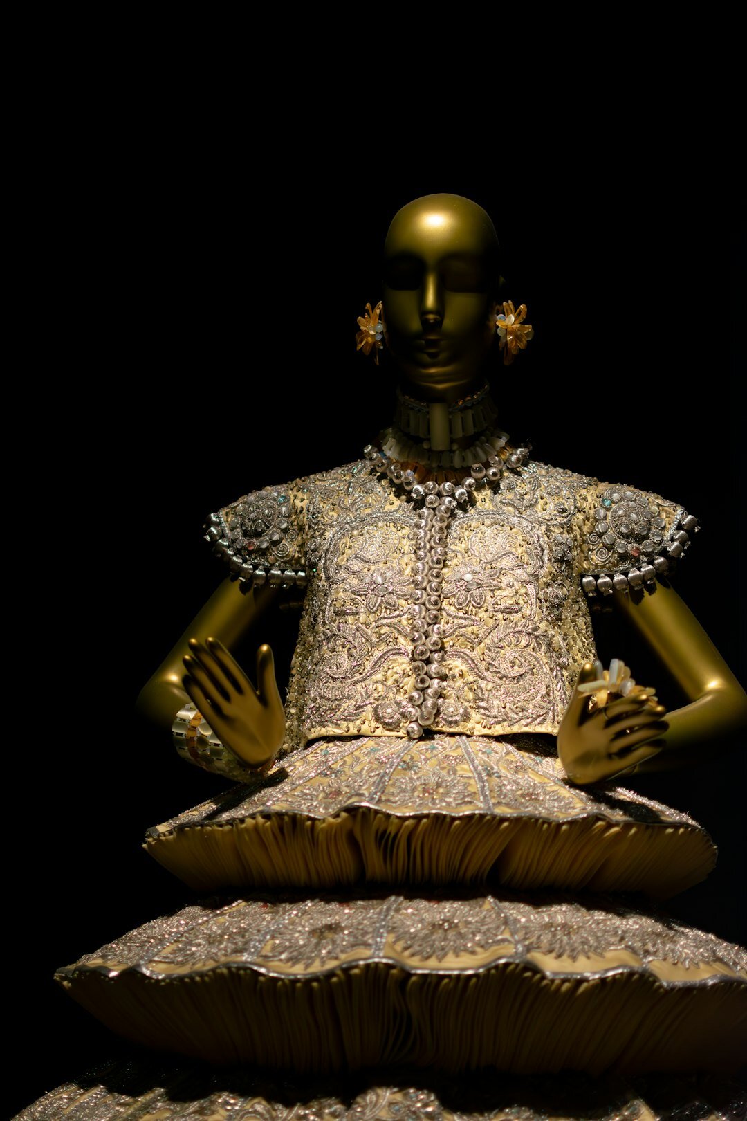 luxury haute couture dress