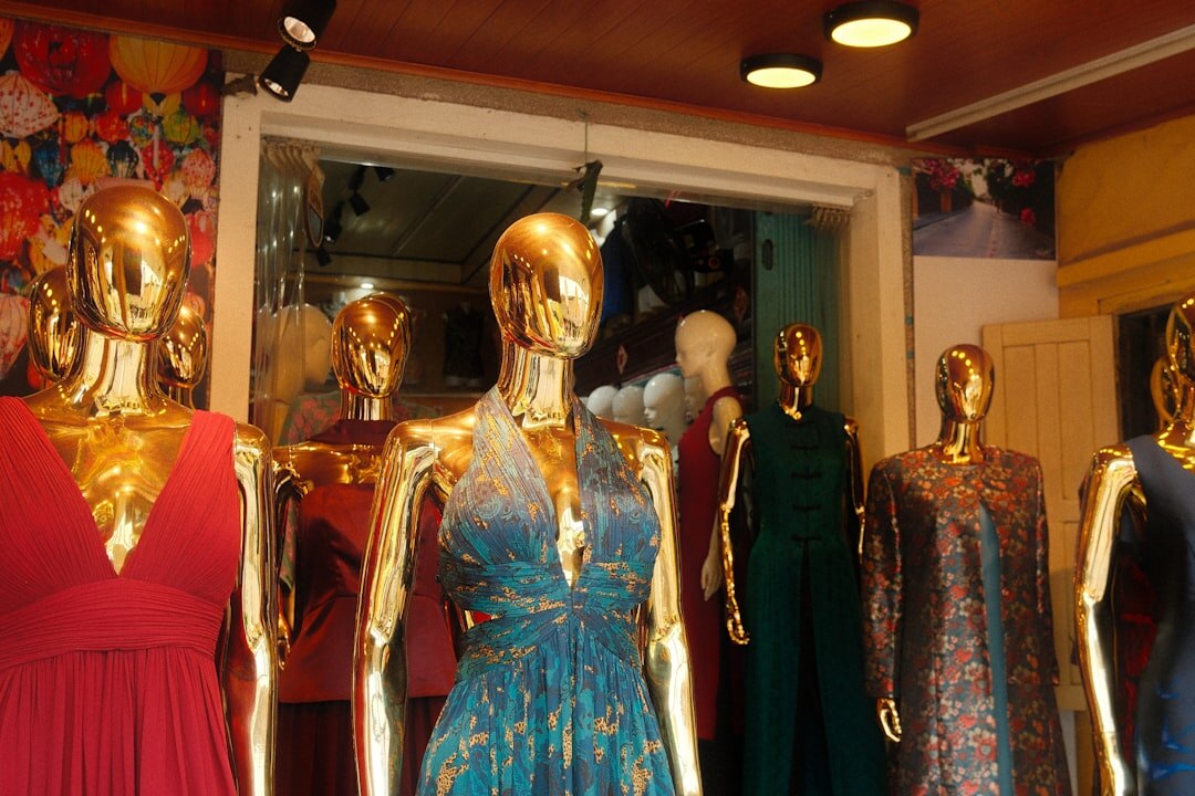 luxury store window display